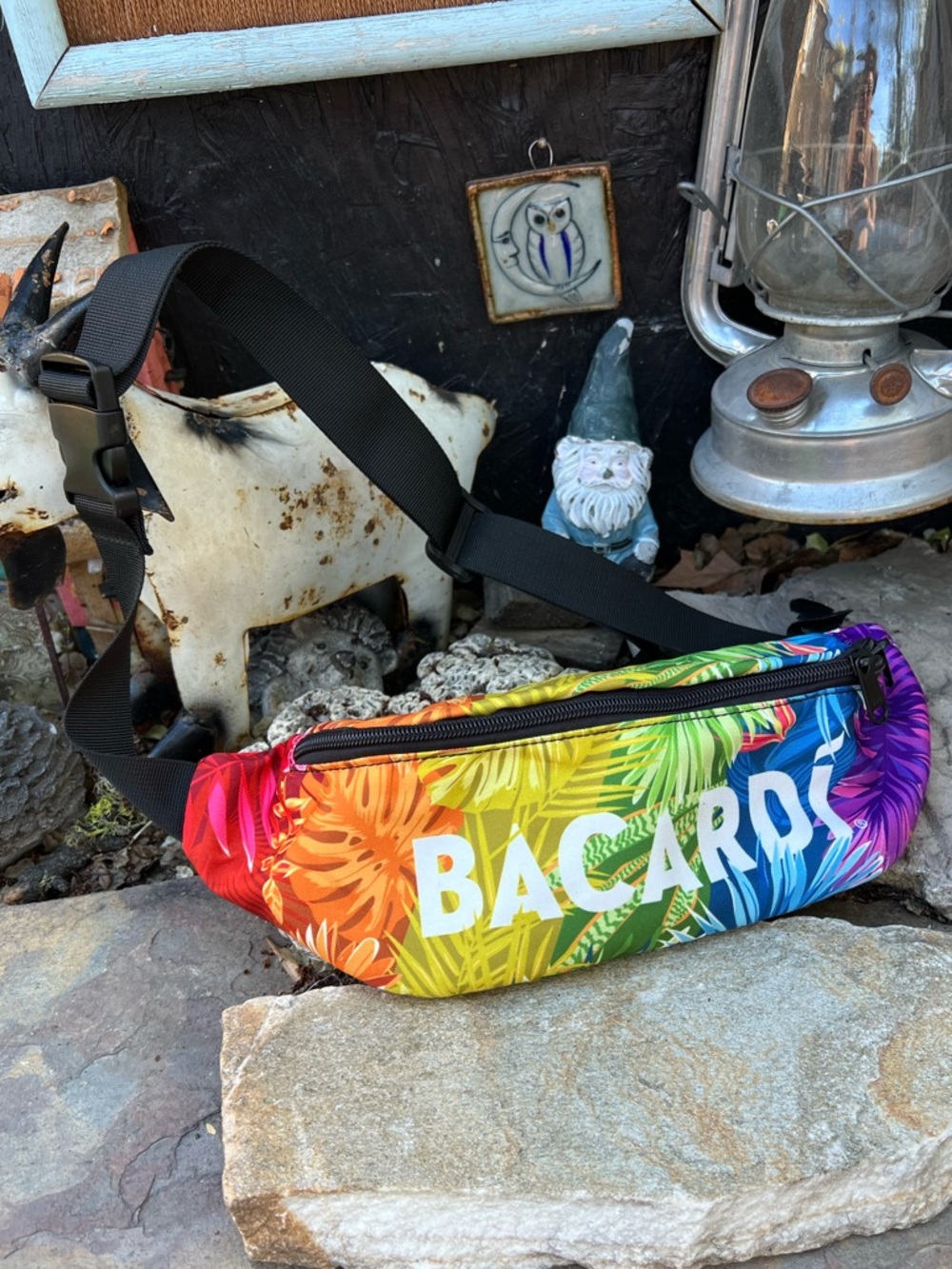 Bacardi Rainbow Tropical Print Waist Bag - Multicolor